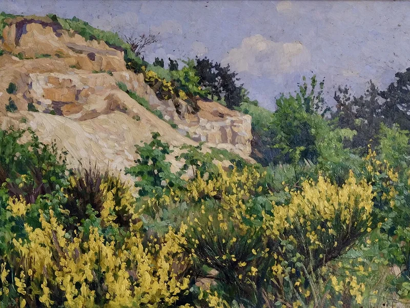 1872-Friedrich Fennel - Paesaggio